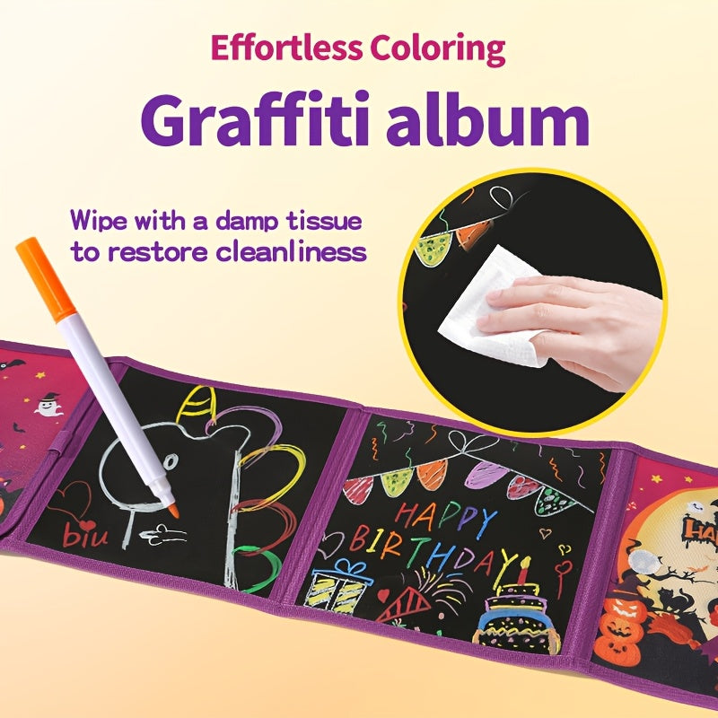 Halloween Chalkboard Book Magic Drawing Toy