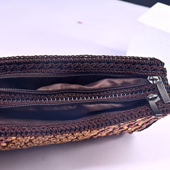 Coconut Shell Flower Clutch Bag Beaded Handbag