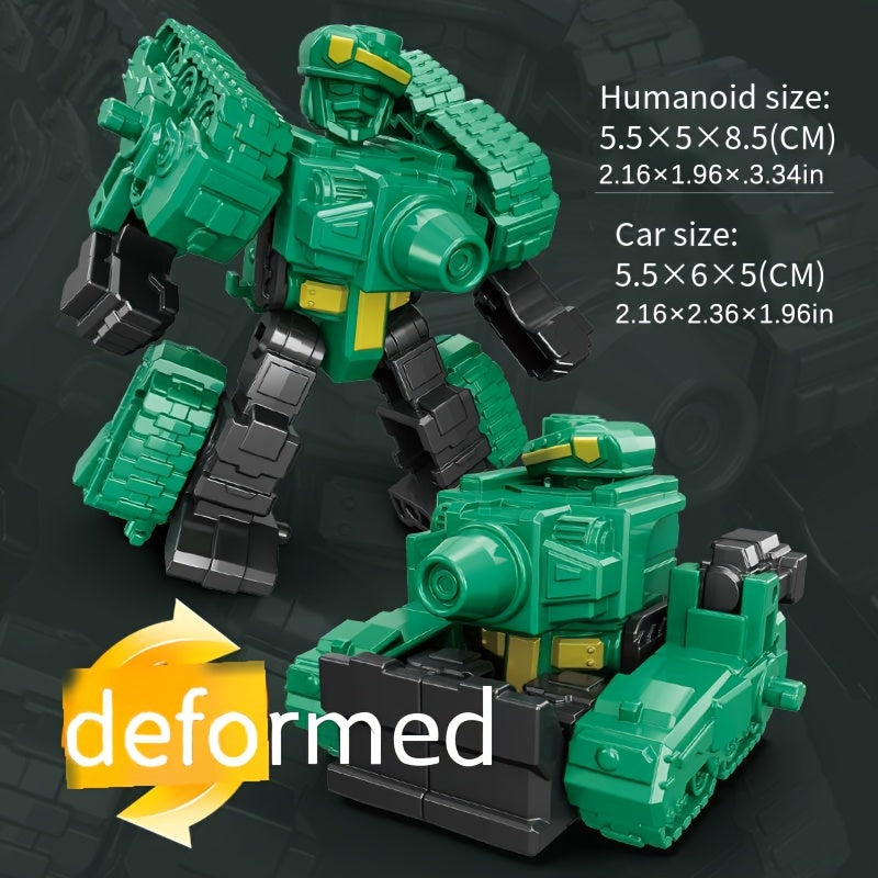 5 In 1 Transforming Toy Handicraft Model Car Shaped Collectible