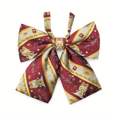 Polyester Men's Tie Bow Tie College Style Jacquard Clothing Accessories