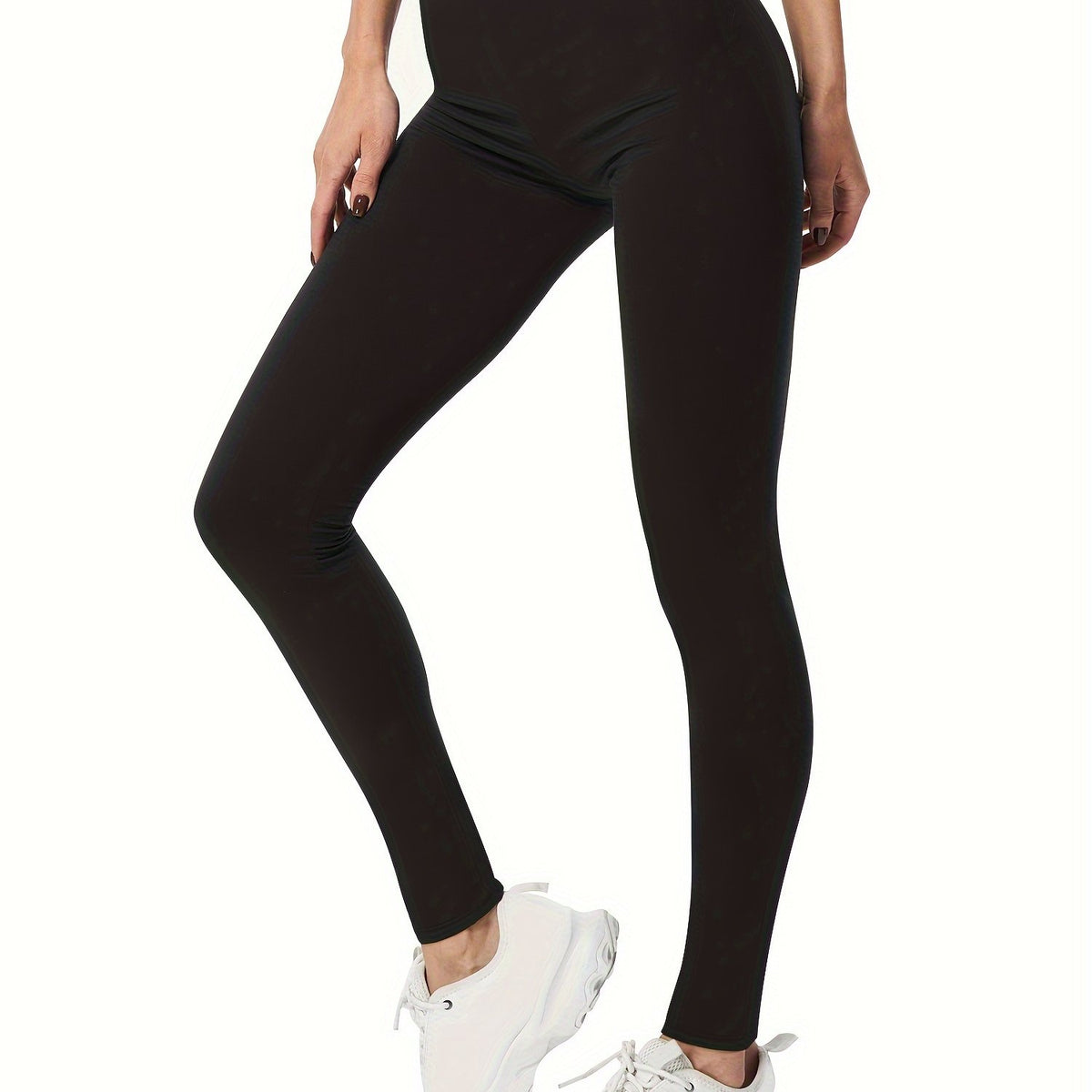 Slim Fit Stretch Cropped Yoga Leggings Women's Activewear