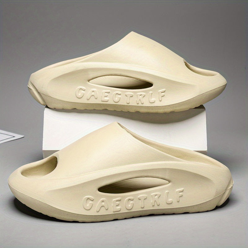 Men's Non Slip Platform Slides Soft Sole Cloud Slides Indoor Outdoor