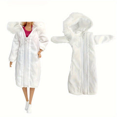 Long Coat Winter Dress Warm Clothes For 1 6 Doll