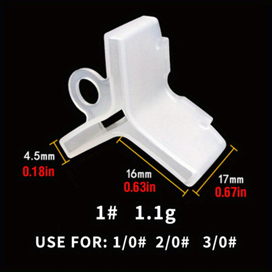 10pcs Fishing Treble Hooks Covers Set 5 Sizes Safety Protector Case Caps