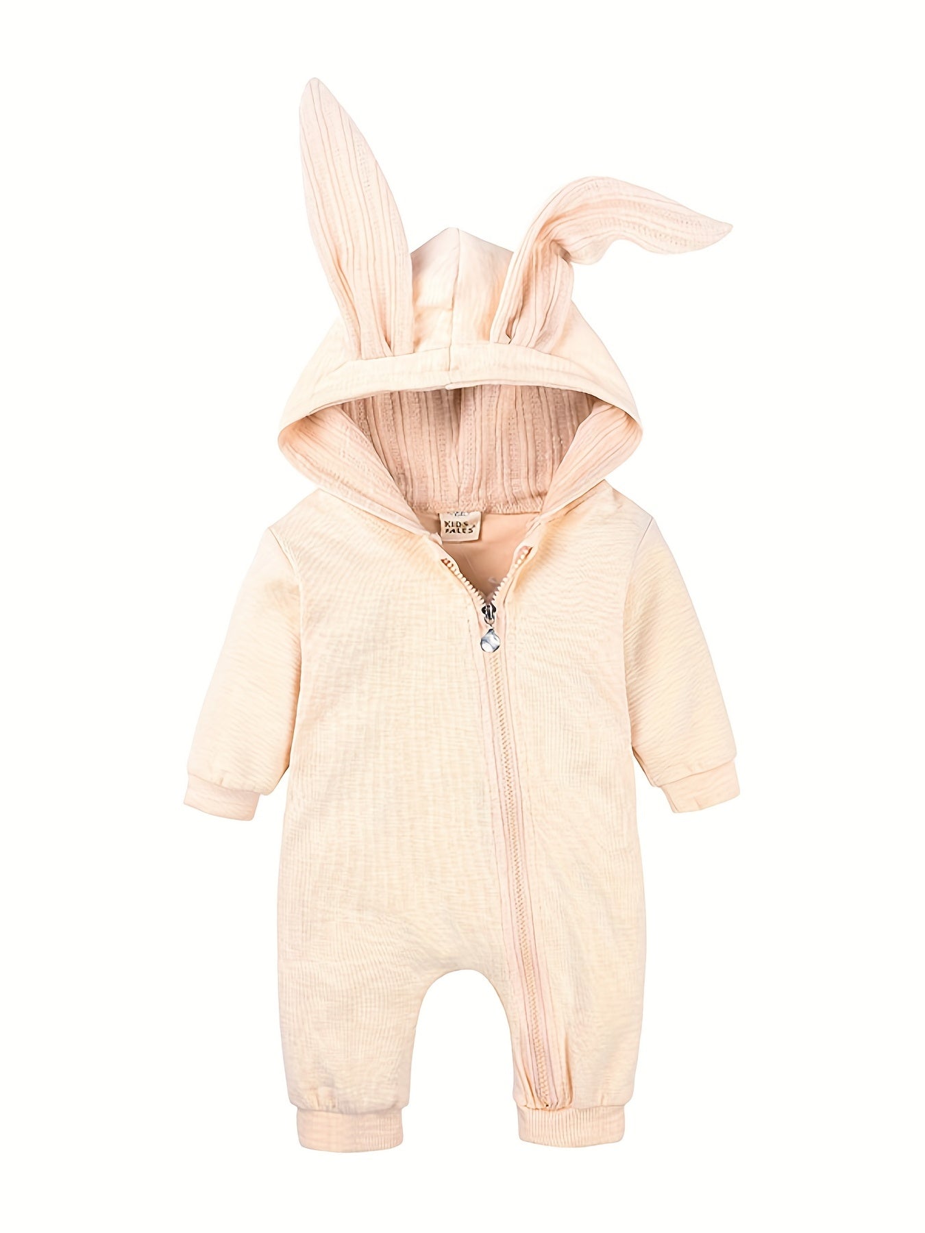 Newborn Bunny Ears Hooded Jumpsuit