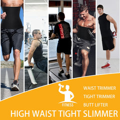 Size Up Waist Trimmer Sauna Ab Belt For Men - American Football