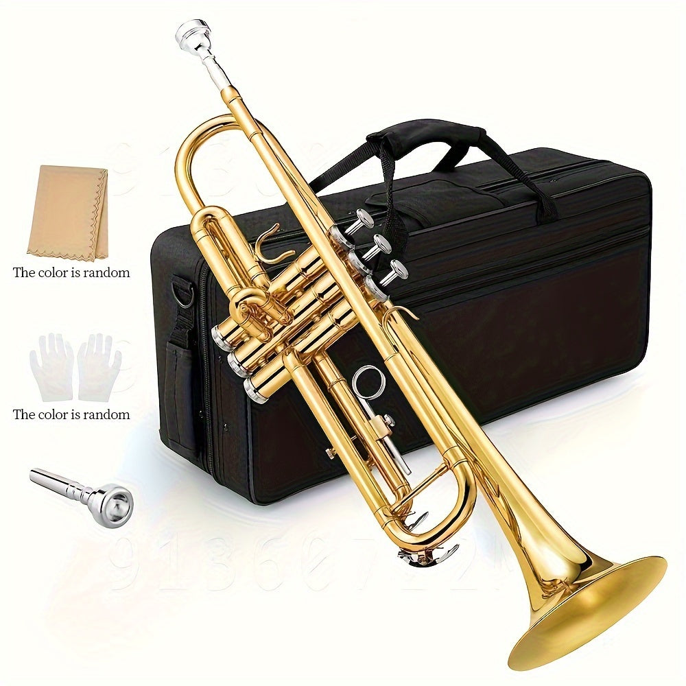 KALUOLIN TR8335 Professional B flat Trumpet Brass Lacquered Instrument