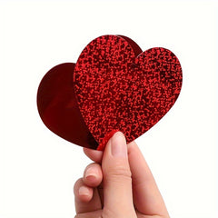 6 Heart Hanging Party Decorations Indoor/Outdoor