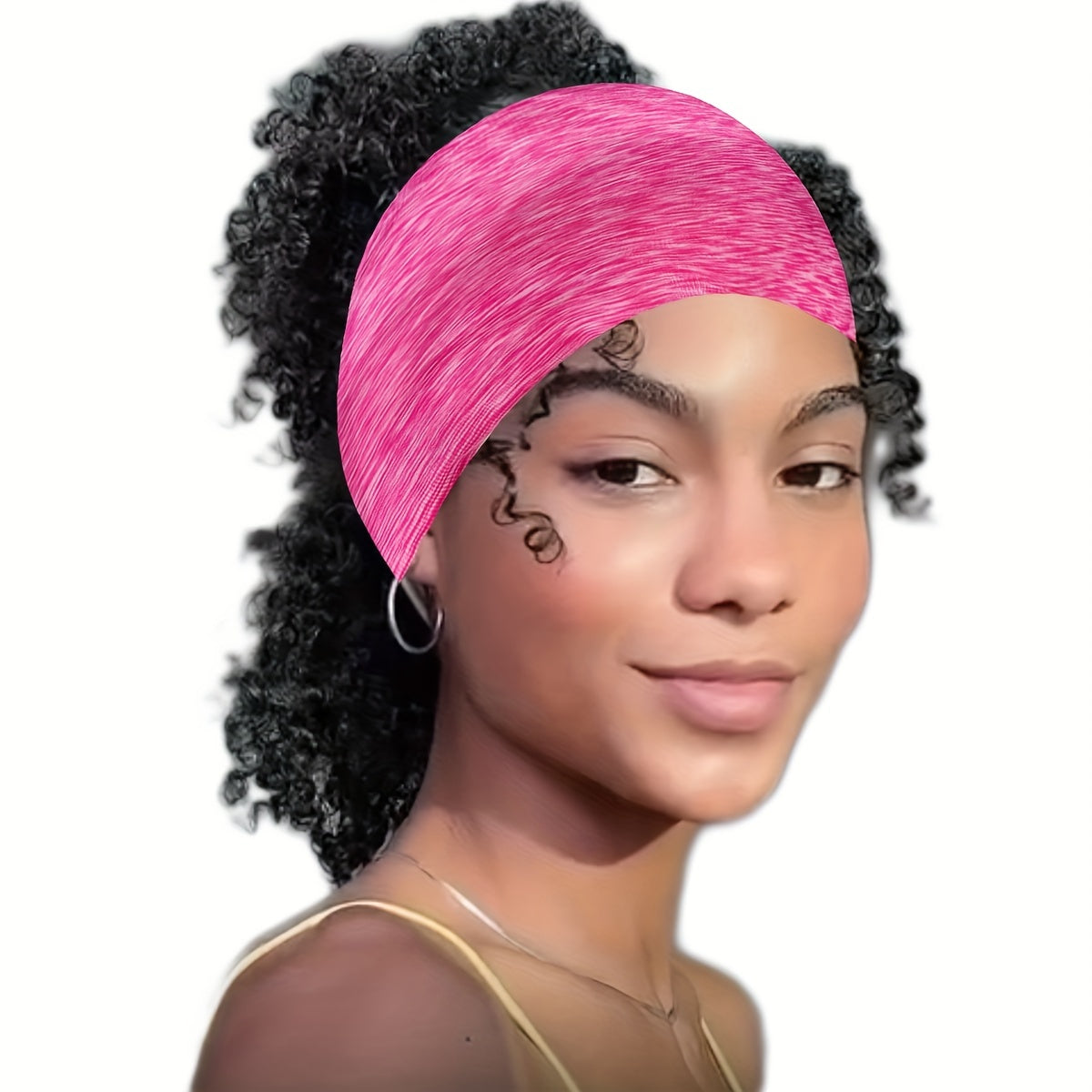 Elastic Knotted Wide Band Fitness Headband Hair Accessories
