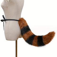 Plush Beast Ear Headdress Cosplay Fox Tail Set