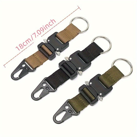 Durable Nylon Keychain for Camping & Hiking