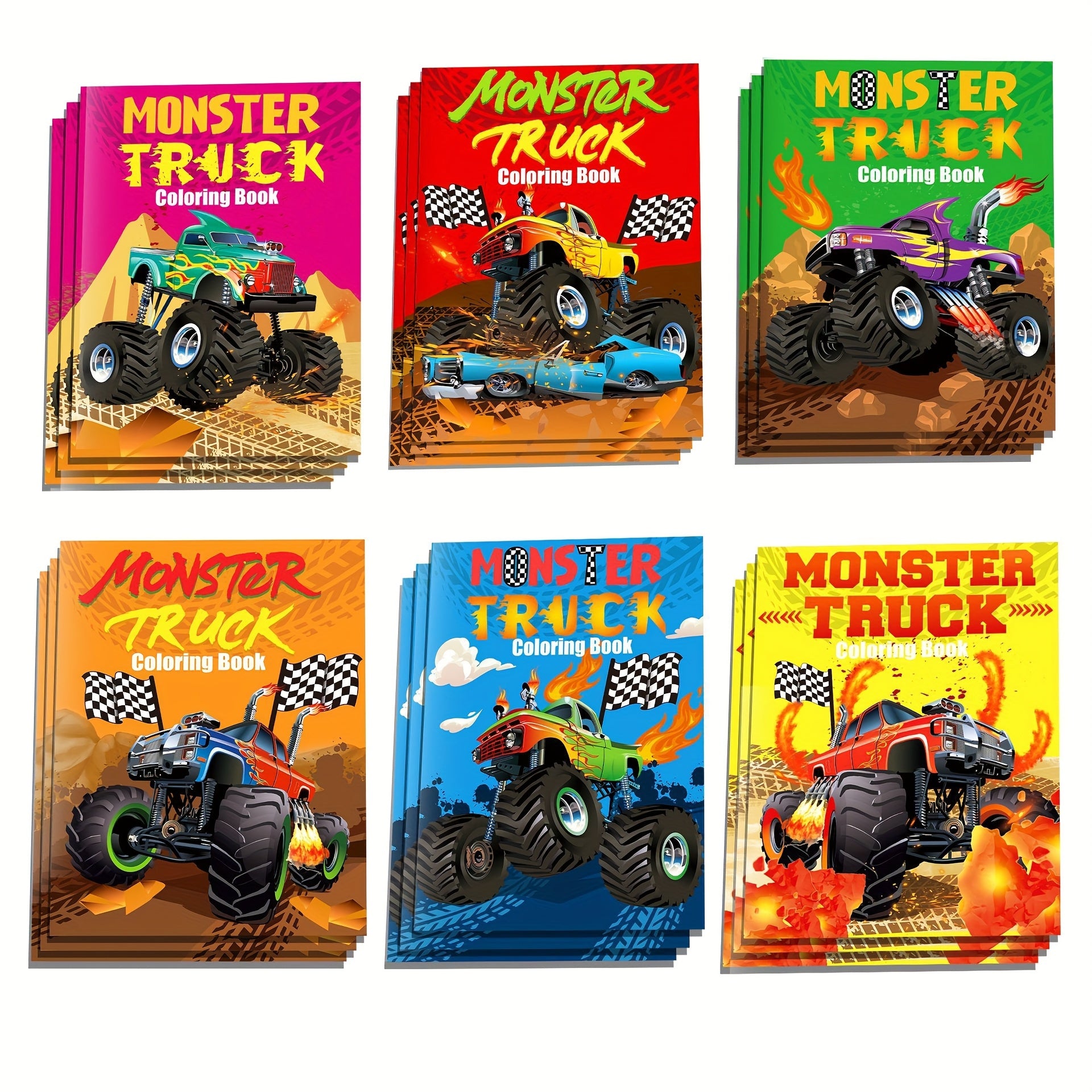 24pcs Mini Car Coloring Books for Painting & Drawing