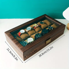 High-End Wooden Watch Collection Box