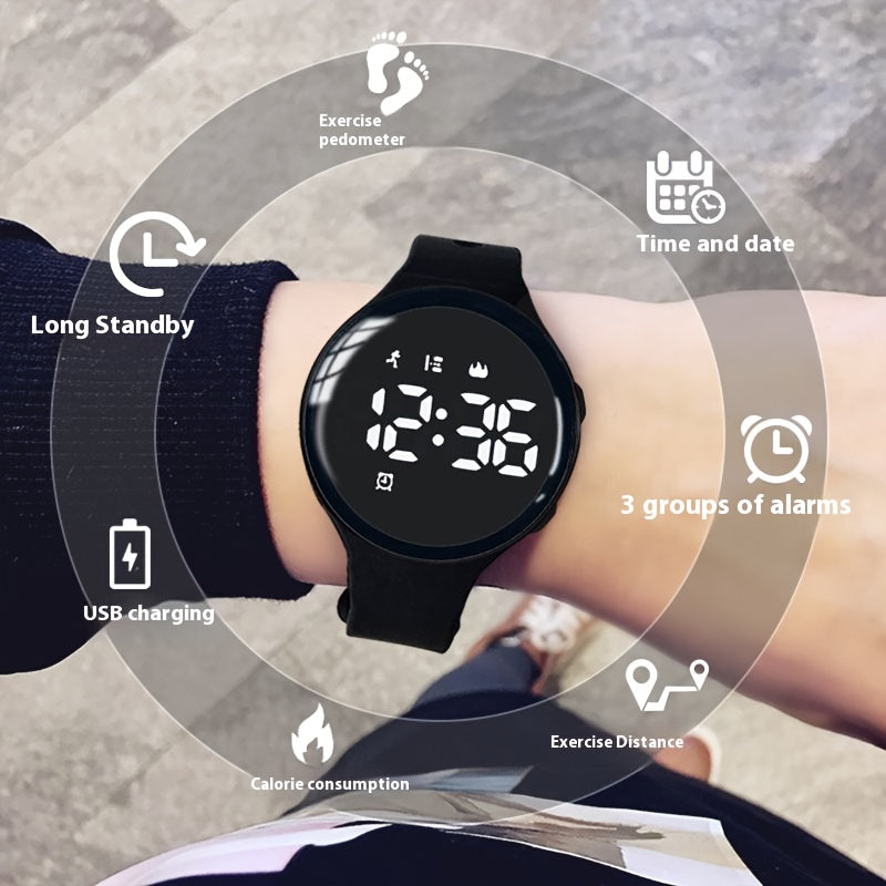Digital Fitness Watch with Pedometer and Timer