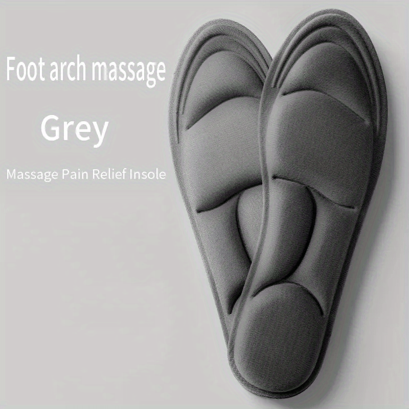 5D Shock Absorbing Sports Insole Memory Foam Shoe Pads