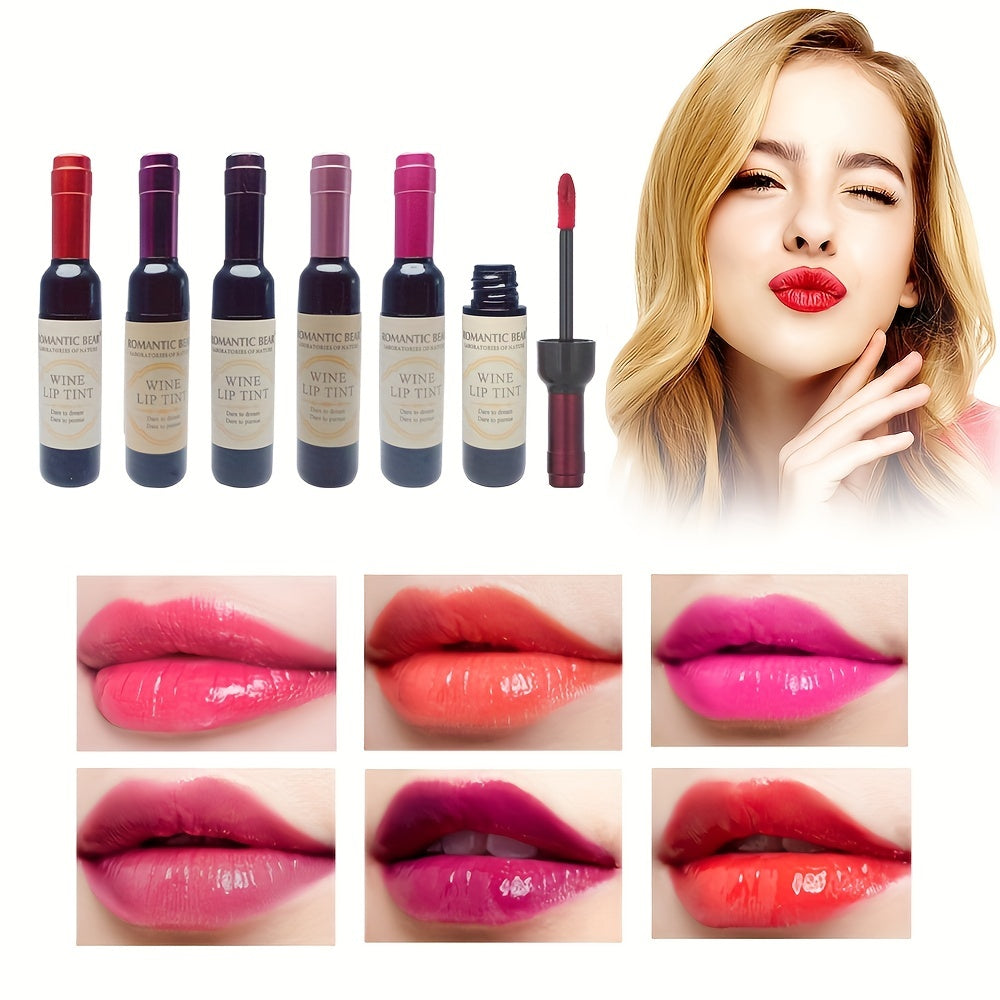 Hydrating Wine Bottle Lip Liquid - Smudge Proof Lip Tint