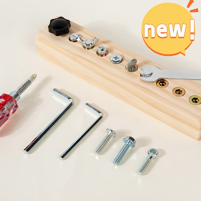 10 Hole Screwdriver Set for Toy Workbench Assembly and Repair Tool Kit