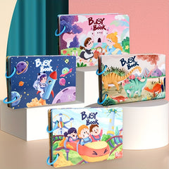 Quiet Book Four Sets of Content Themes for Sensory Training