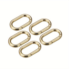 5pcs Metal Key Ring Spring Snap Hook Keychain Keyring Backpack