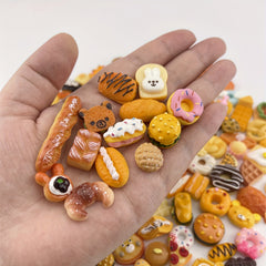 Mini Breads Food Models Dollhouse Accessories Kids Toy