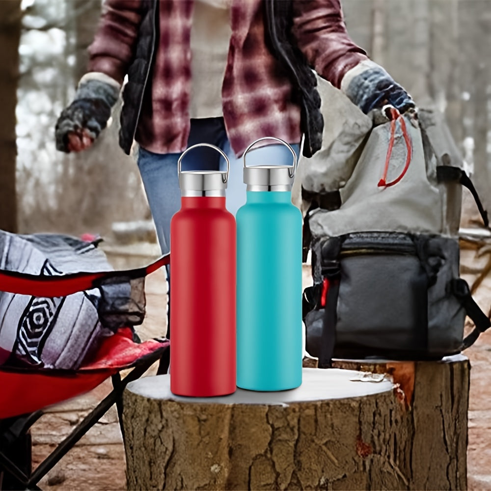 20oz Insulated Water Bottle Steel Lid BPA Free