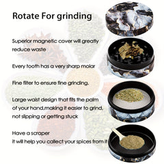 Colorful Spice Grinder Metal Grinder For Kitchen Multifunctional Spice Crusher