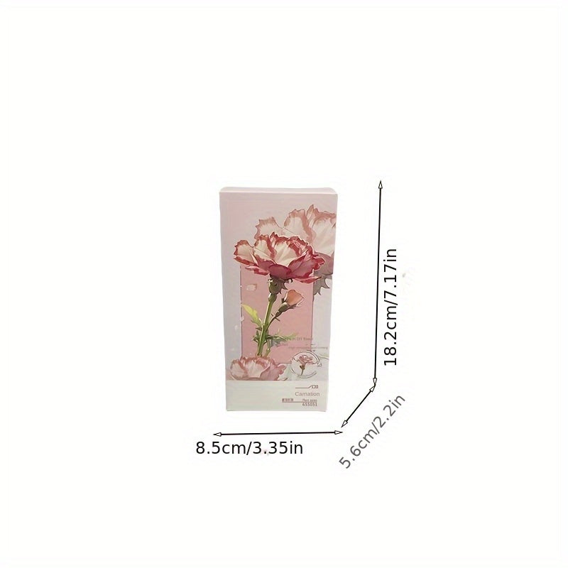 Floral Bouquet Building Blocks Set - ABS Material - Perfect Gift for Girls