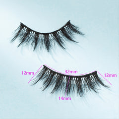 5 Pairs Long Voluminous 3D Mink False Eyelashes