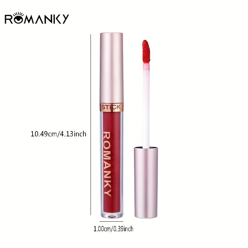 6-color Matte Velvet Lipstick Set Long Lasting Liquid Tint for Women