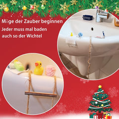 15pcs Wichtel Bathing Set Doll House Bathroom Accessories