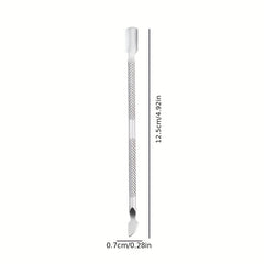 Dual Head Pet Teeth Cleaning Tool Dogs Cats Dental Oral Care Stainless Steel