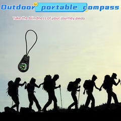 Portable Compass for Outdoor Camping Hiking