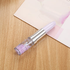 0.5mm Gel Pen for Girls with Lipstick Pen & Red Pocket Bag