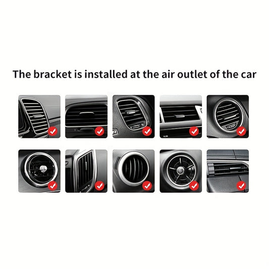 Car Air Outlet Phone Navigation Bracket Hook Type