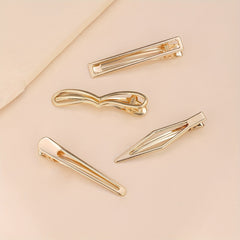 Metal Geometric Hair Clip Bangs Clip Duck Billed Hair Accessory