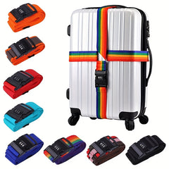 Cross Packing Strap with Password Reinforcement - Travel Luggage Accessory