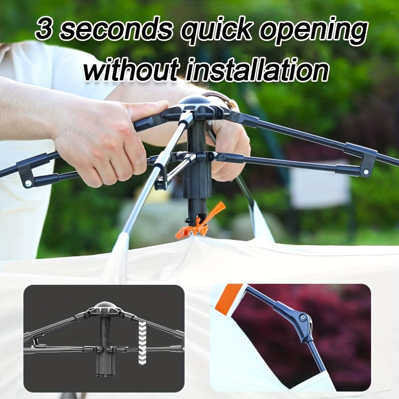 Waterproof 2-in-1 Tent & Canopy for Camping Large Size