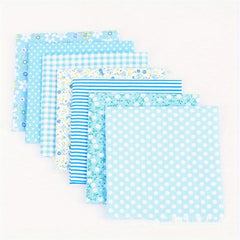 7Pcs Multicolor Floral Cotton Fabric Fat Quarter Bundle For DIY Sewing Patchwork