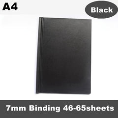 1pc Red PU Diary Cover A4 Size Thermal Binding 11 145sheets