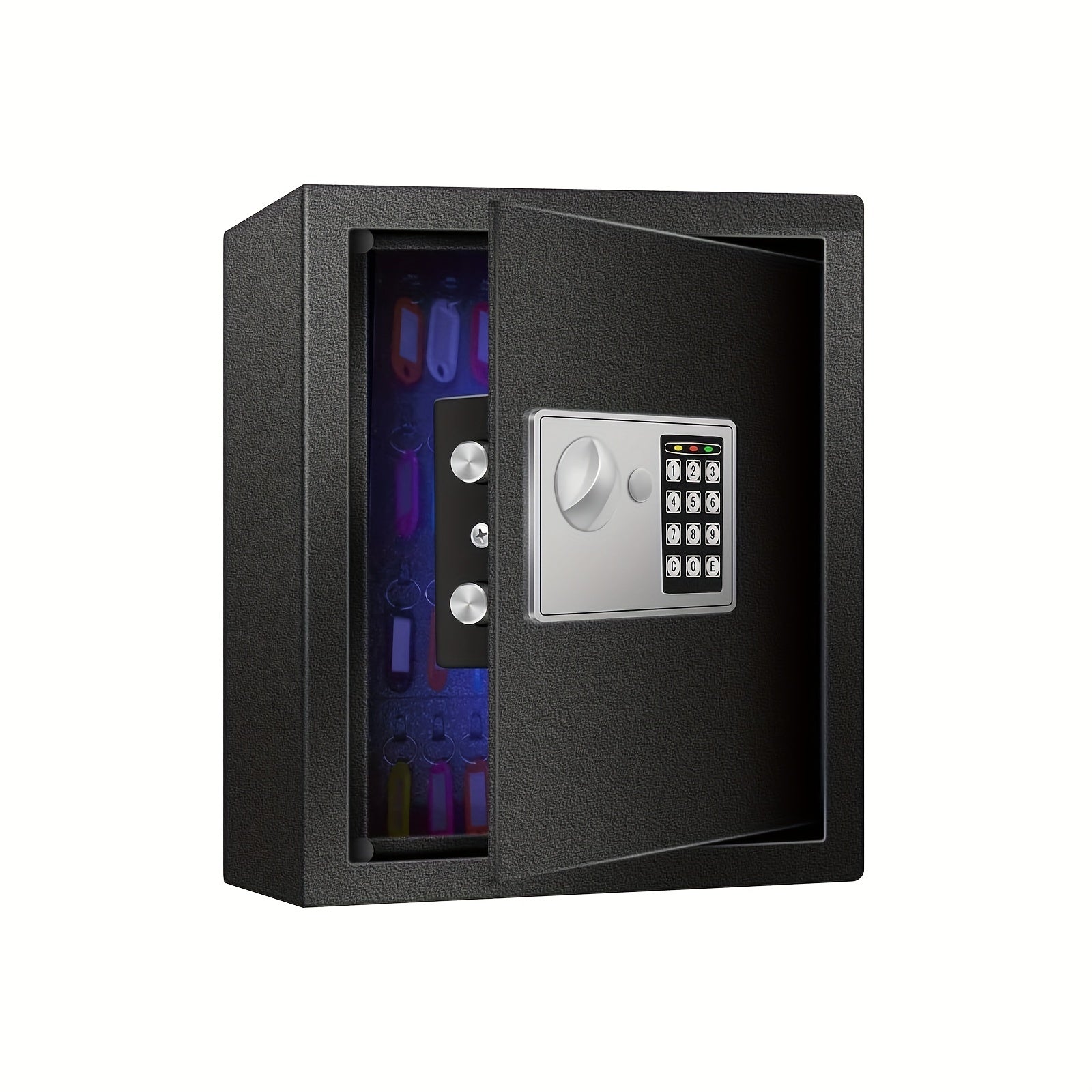 Electronic Key Safe Pin Code Keyless Storage Box Wall Mount Safe 83 Keys Cabinet
