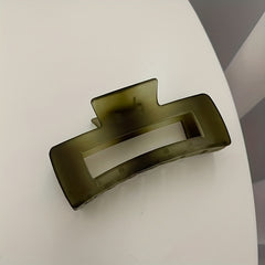 Large Frosted Rectangle Hair Claw Ponytail Holder Hair Accessories