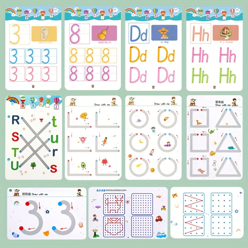 Reusable Practice Tracking Manual: Educational Painting and Pen Workbook