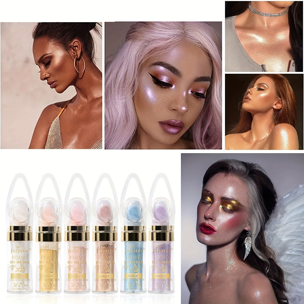 Moonbeam Glitter Highlighter Powder Stick for Face Body Lips Eyes