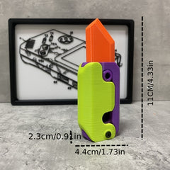 3D Printing Gravity Jump Radish Mini Model Pendant Toy Gift