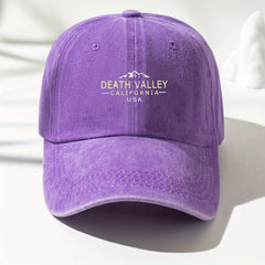 DEATH VALLEY CA Baseball Cap Vintage Washed Cotton Sunscreen Sports Hat