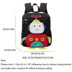 3D Robot Kindergarten Kids Backpack for Boys Girls