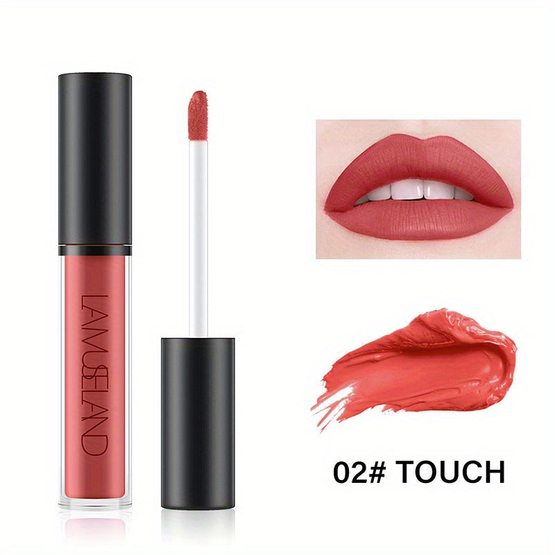 12-Color Matte Red Liquid Lipstick Set for Women, Waterproof & Long-Lasting