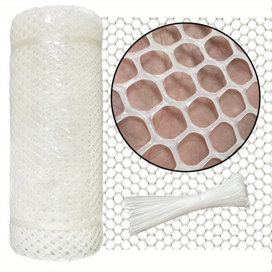 1pc Upgraded Plastic Chicken Wire Fence Mesh 3 4 Hexagonal Fencing