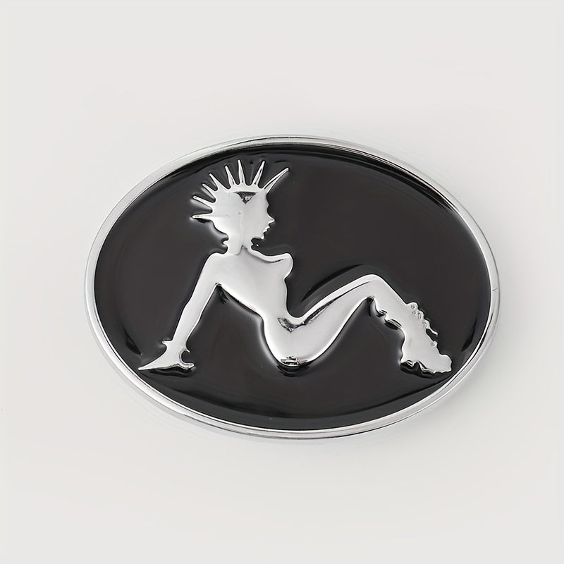 Women's Dancing Lady Belt Buckle for Jeans DIY