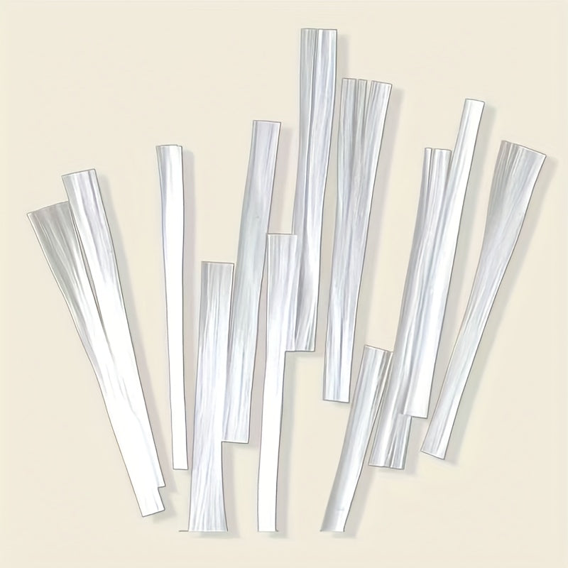 10 Pcs Fiberglass Nail Extension Silk Material False Nails Manicure Salon Tool